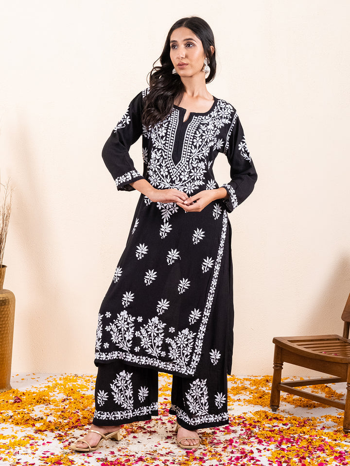 Daniya Premium Chikankari Modal Co-ord Sets