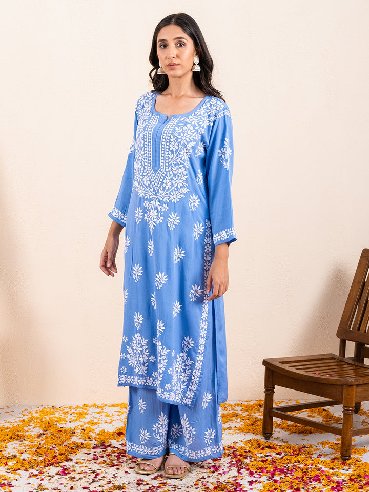Daniya Premium Chikankari Modal Co-ord Sets