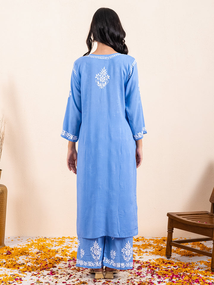 Daniya Premium Chikankari Modal Co-ord Sets