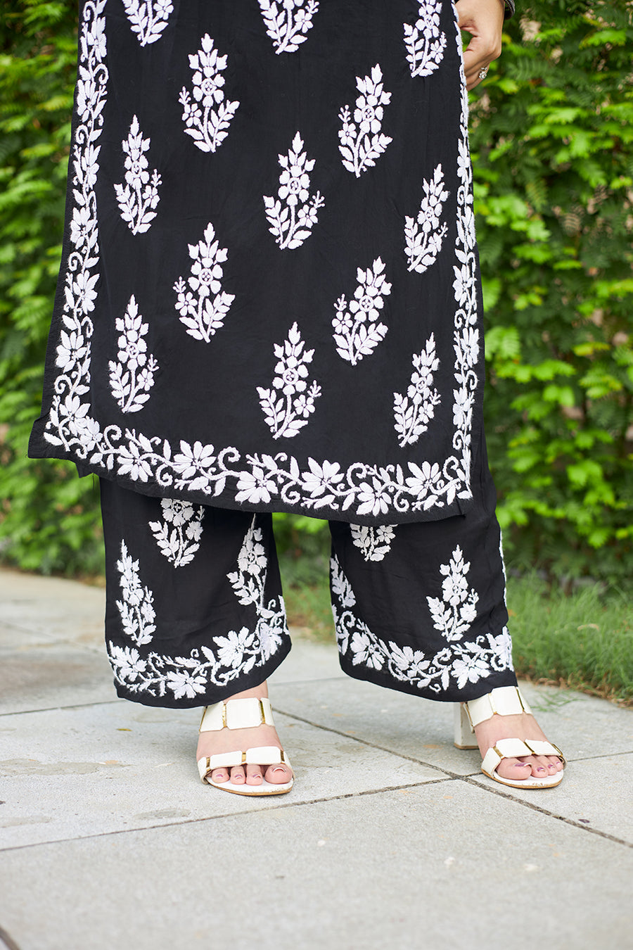 Tarana Premium Chikankari Kurti Pallazo Set