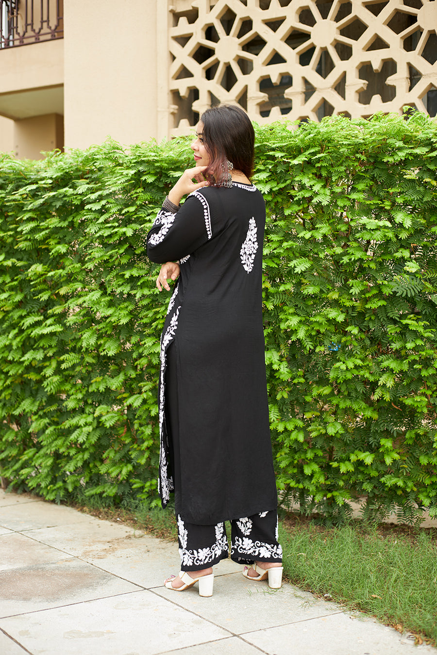 Tarana Premium Chikankari Kurti Pallazo Set