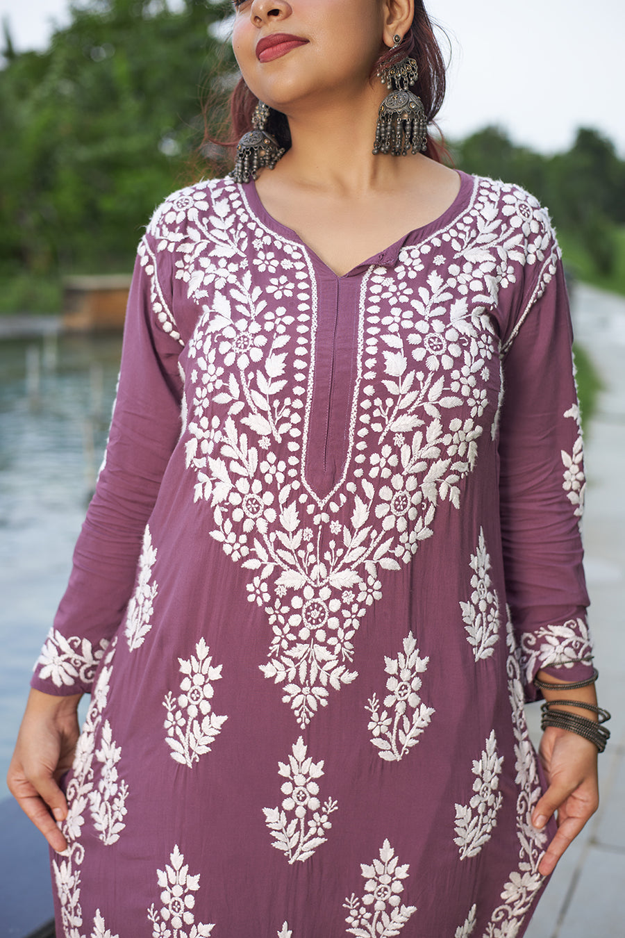 Tarana Premium Chikankari Kurti Pallazo Set