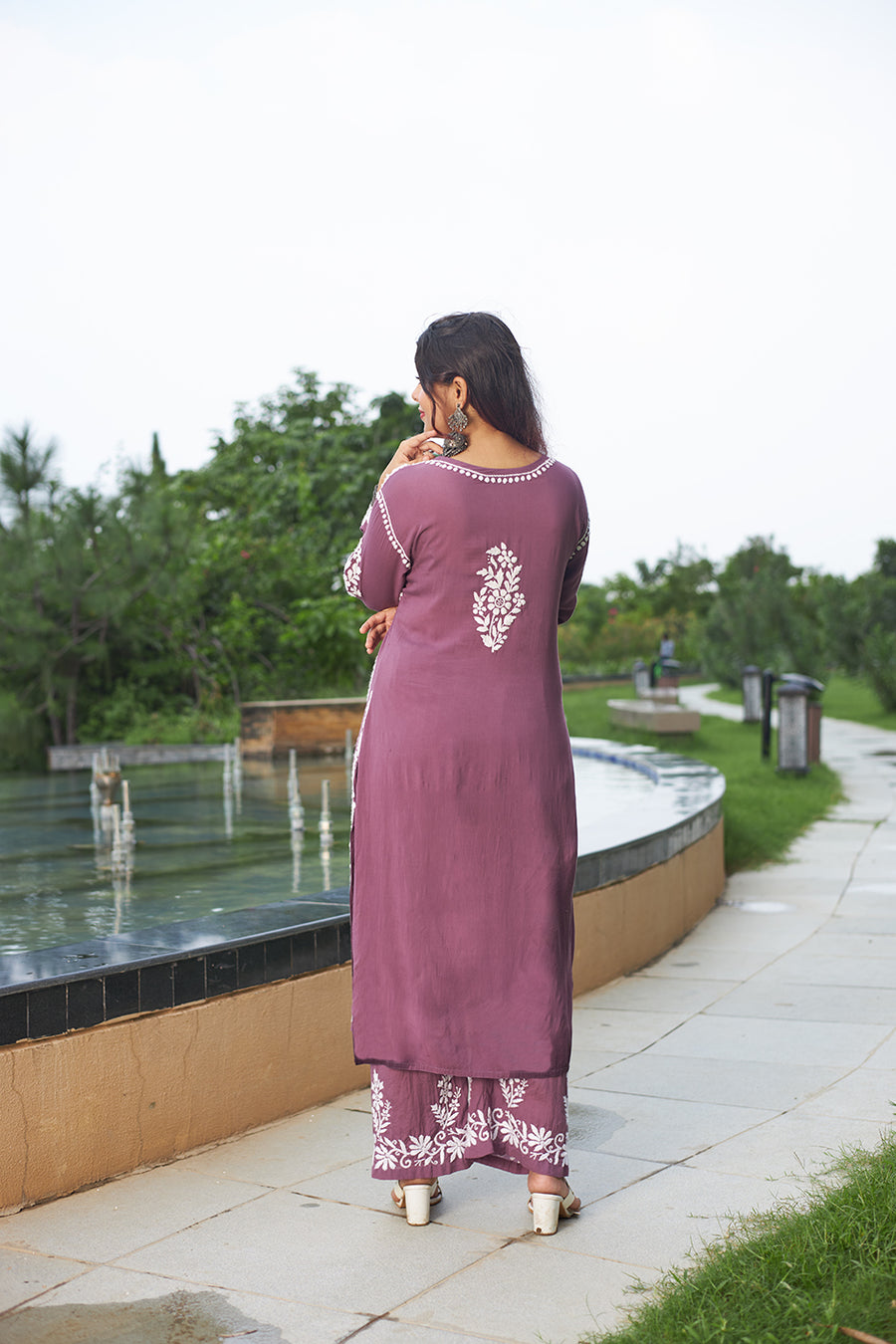 Tarana Premium Chikankari Kurti Pallazo Set