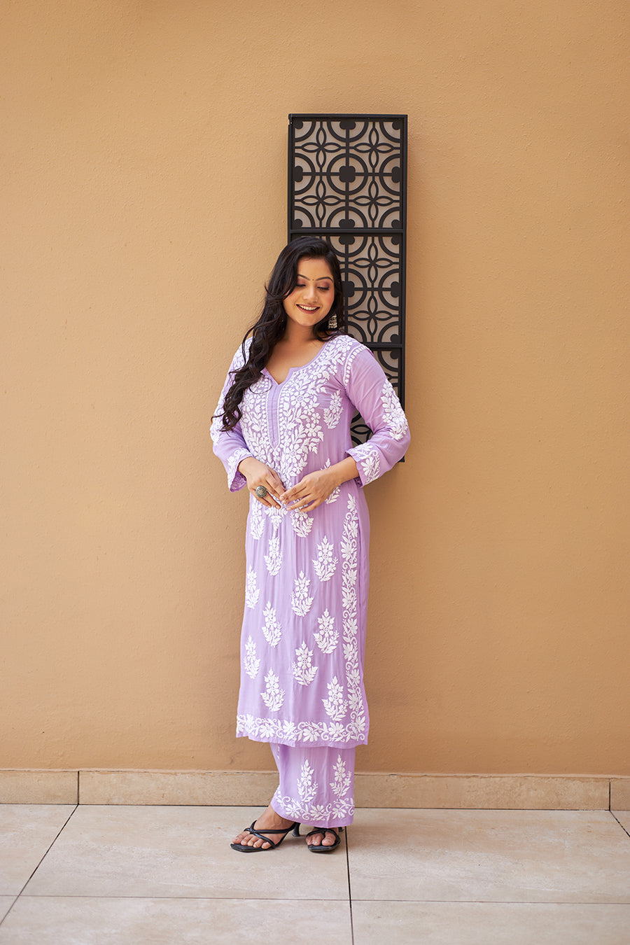 Tarana Premium Chikankari Kurti Pallazo Set