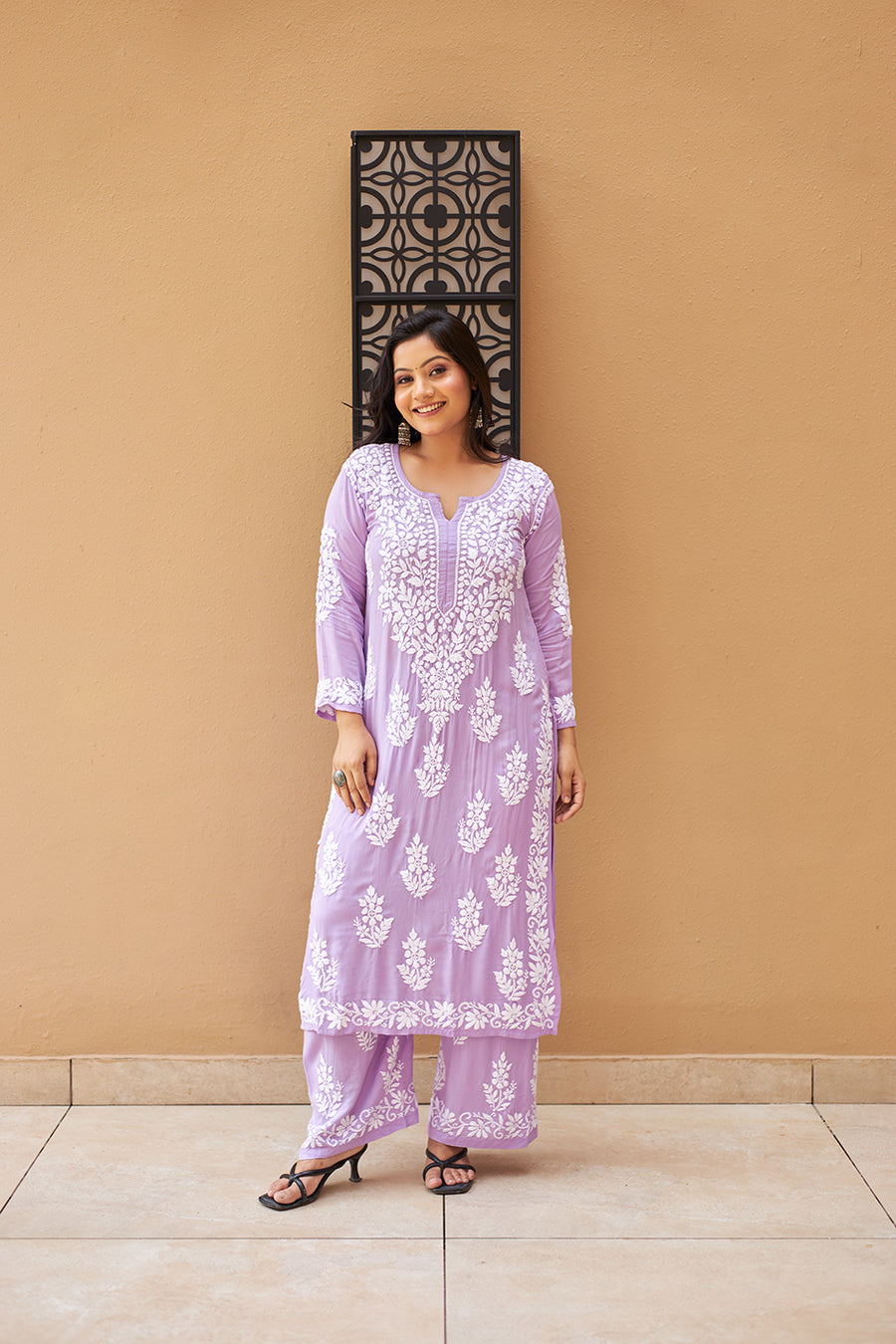 Tarana Premium Chikankari Kurti Pallazo Set