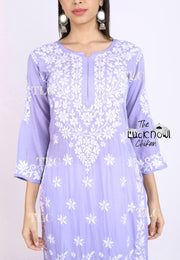 Zoya Premium Modal Chikankari Kurti