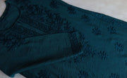 Kyra Chanderi Cotton Chikankari Kurti