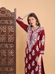 Tarana Premium Chikankari Kurti Pallazo Set