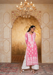 Bela Modal Chikankari Long Kurta