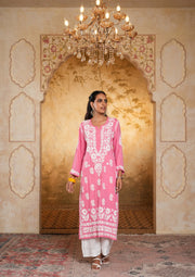 Bela Modal Chikankari Long Kurta