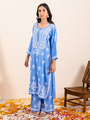 Daniya Premium Chikankari Modal Co-ord Sets