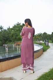 Tarana Premium Chikankari Kurti Pallazo Set