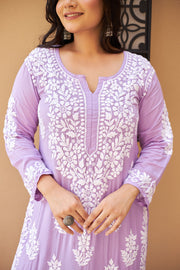 Tarana Premium Chikankari Kurti Pallazo Set