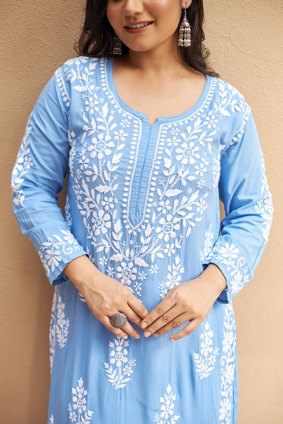 Tarana Premium Chikankari Kurti Pallazo Set