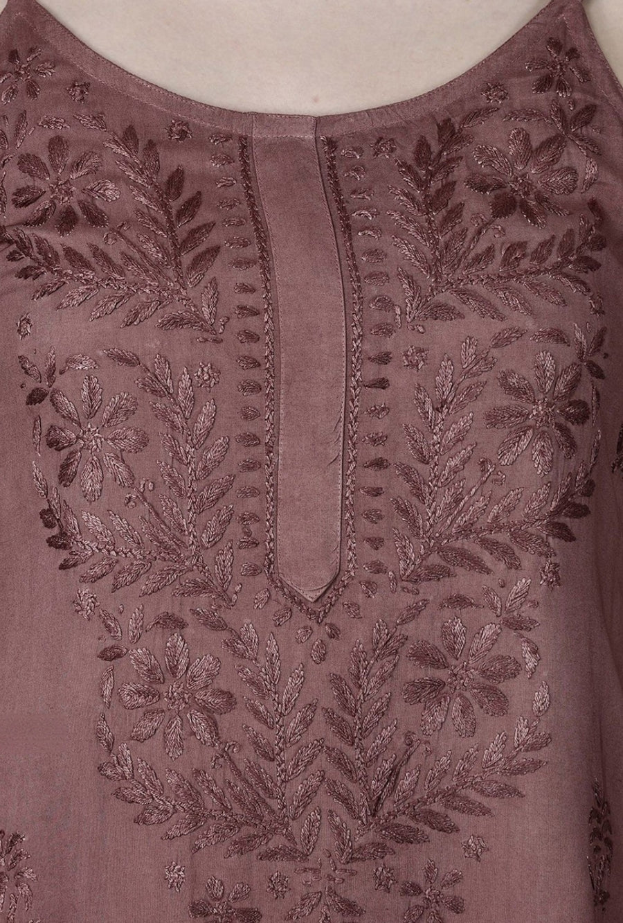 Jolly Strappy Chikankari Kurti