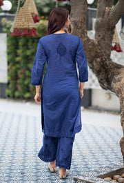 Hayat Chikankari Kurti Set