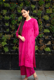 Hayat Chikankari Kurti Set