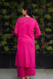Hayat Chikankari Kurti Set