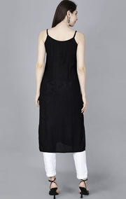 Jolly Strappy Chikankari Kurti
