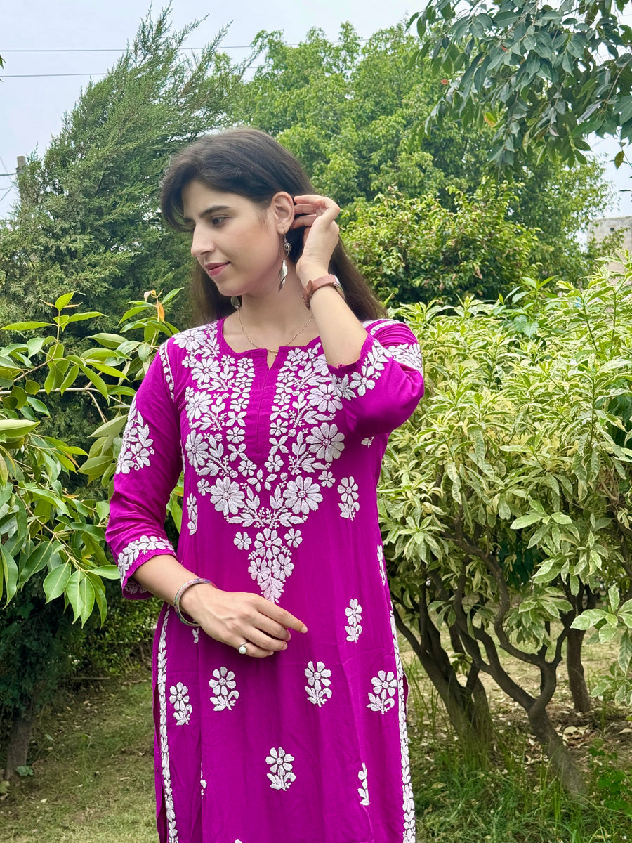 Daniya Premium Chikankari Modal Co-ord Sets