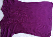 Vibha Ombre Chikankari Short Top