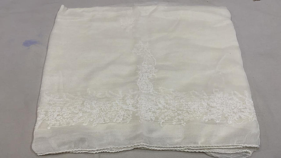 Handcrafted Chikankari Dupatta